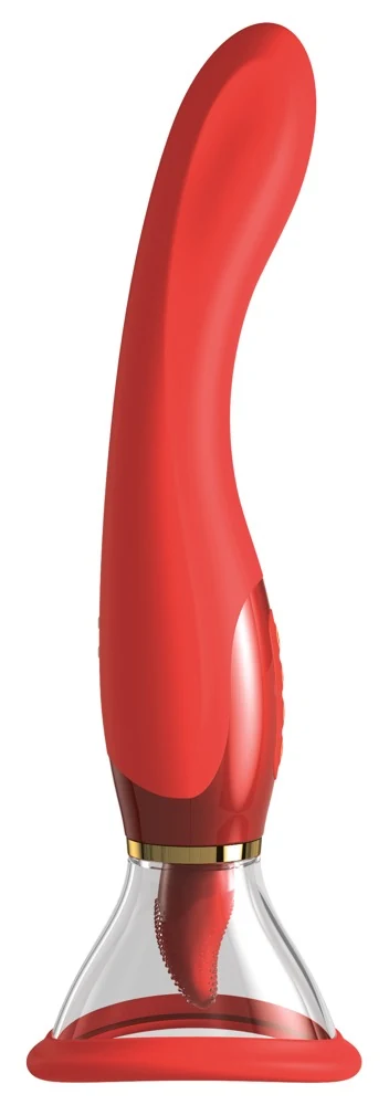 3-in-1 vibrator met clitorisstimulator en zuignap