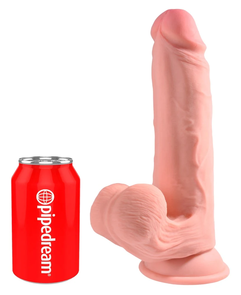 Hyperrealistische dildo met zuigvoet 26 cm