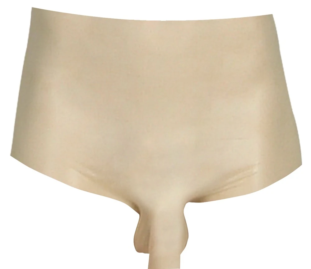 Latex broek met gevormd front