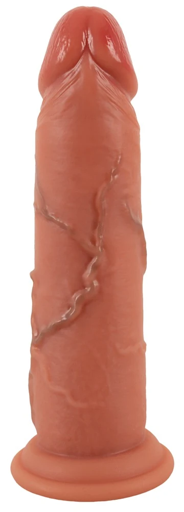 Realistixxx Real Skin dildo met zuigvoet 20,5 cm