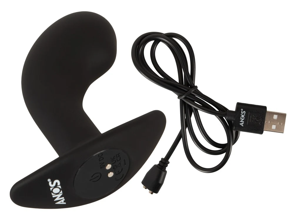 ANOS Big Head prostaatplug met vibratie