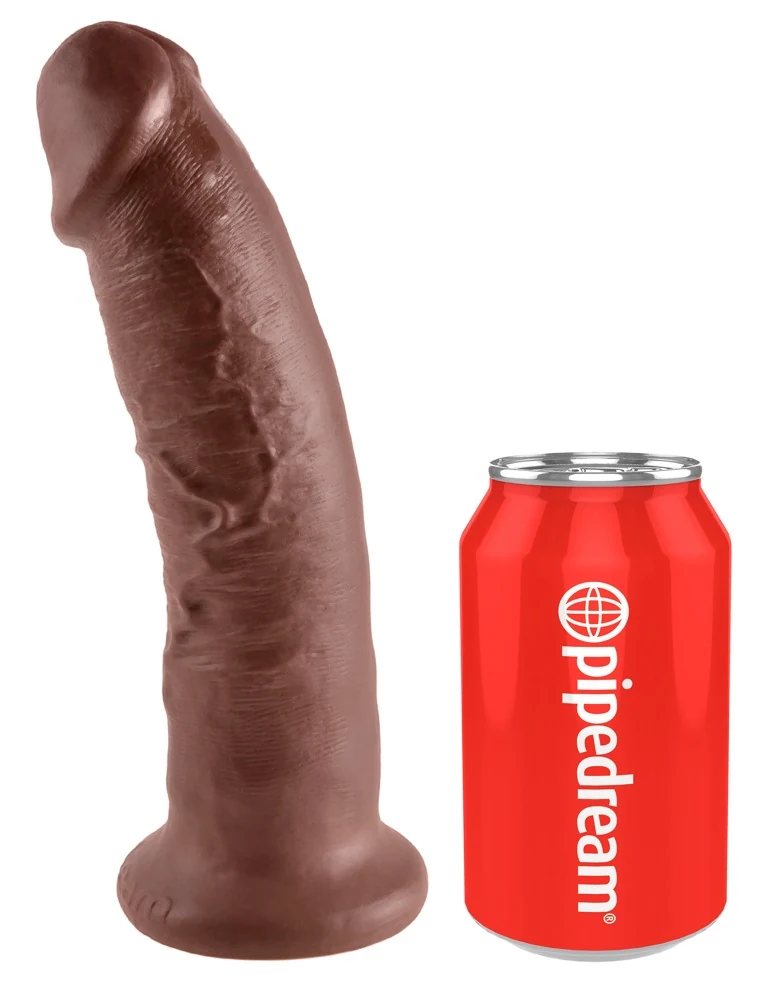 Realistische dildo met zuigvoet 24 cm