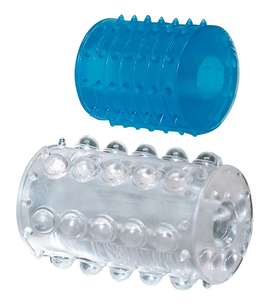 XL cockringen set met textuur