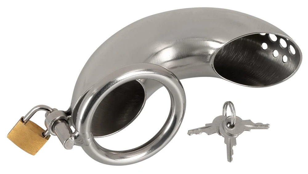 Chastity Cage Short peniskooi van roestvrij staal