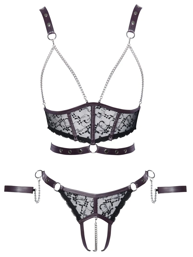 Cottelli Bondage ouvert set met boeien