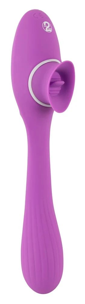 Buigbare vibrator met likfunctie