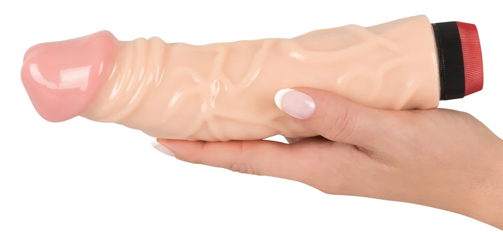 Realistische vibrator 23 cm met variabele trilling