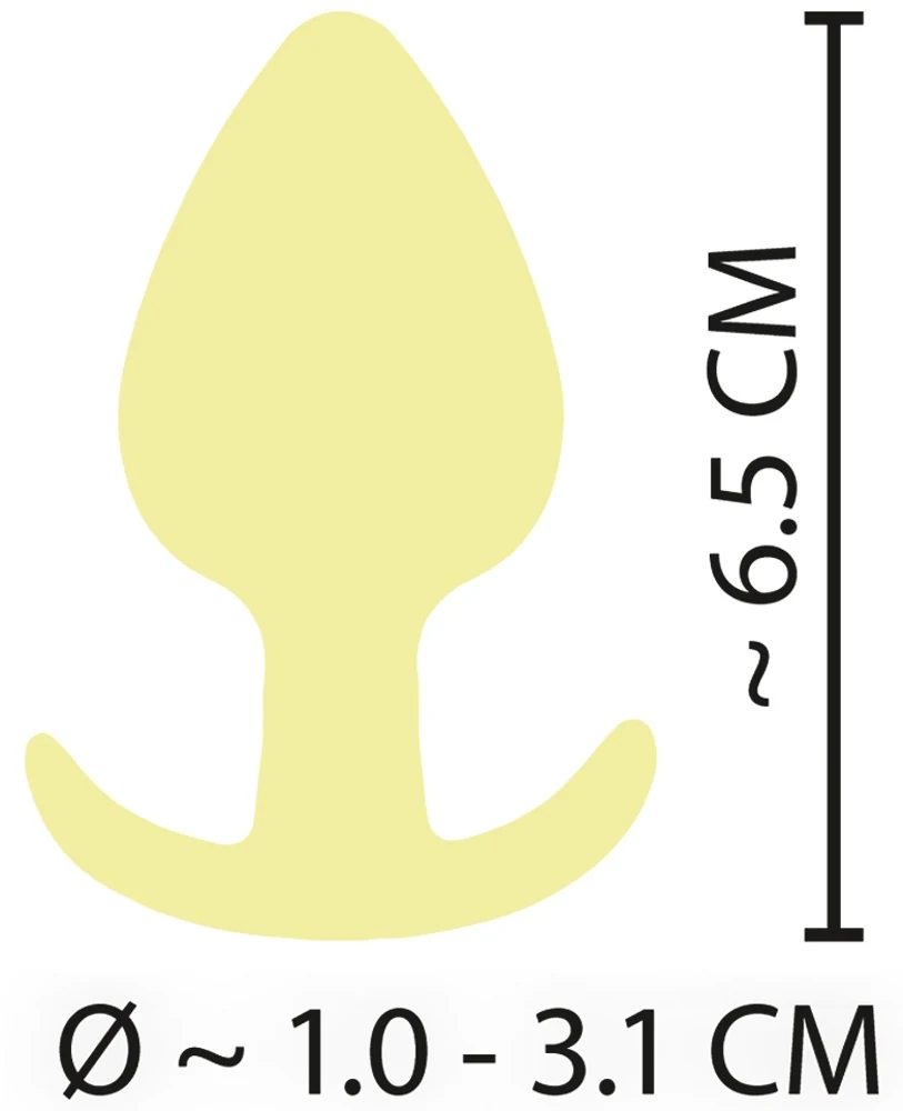 Siliconen mini buttplug voor beginners
