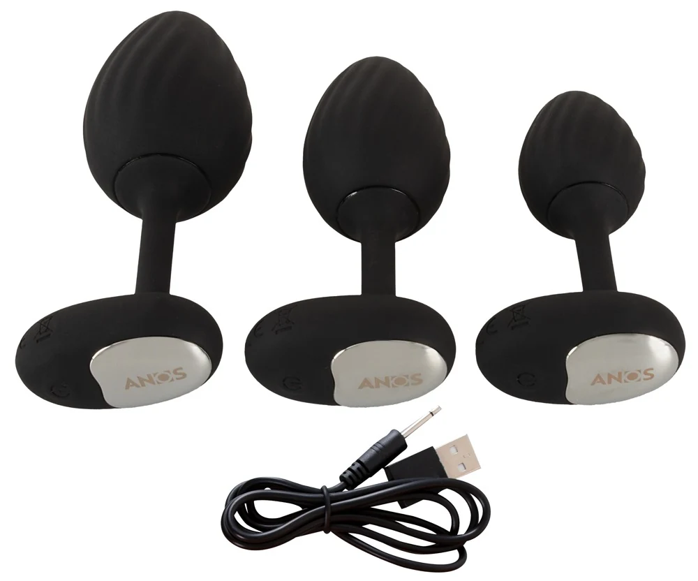 RC Butt Plug Set met Vibratie