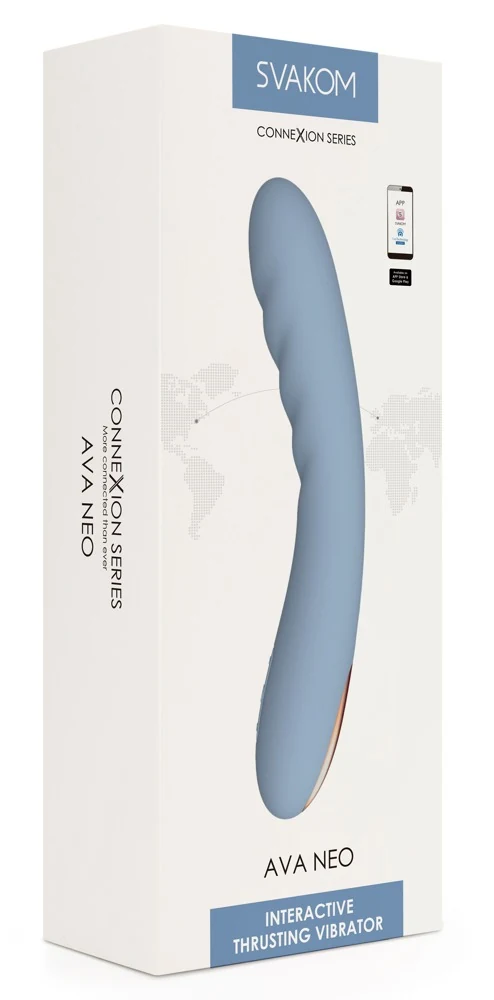 Svakom Ava Neo thrusting vibrator met app