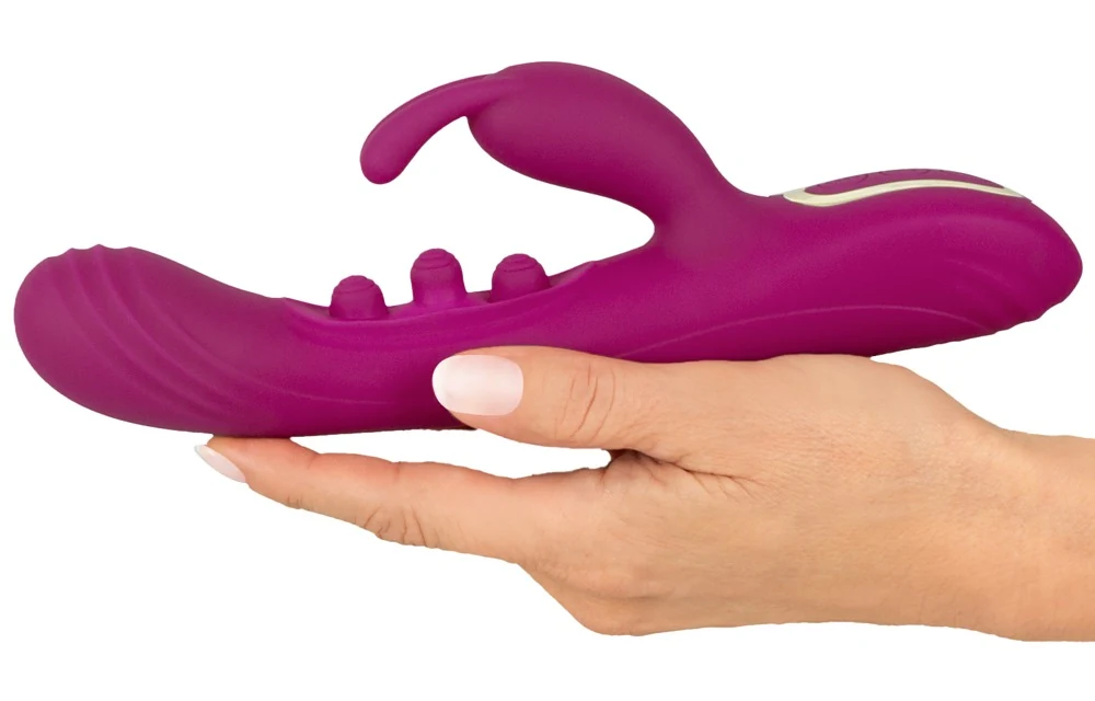 Javida rabbit vibrator met klopfunctie