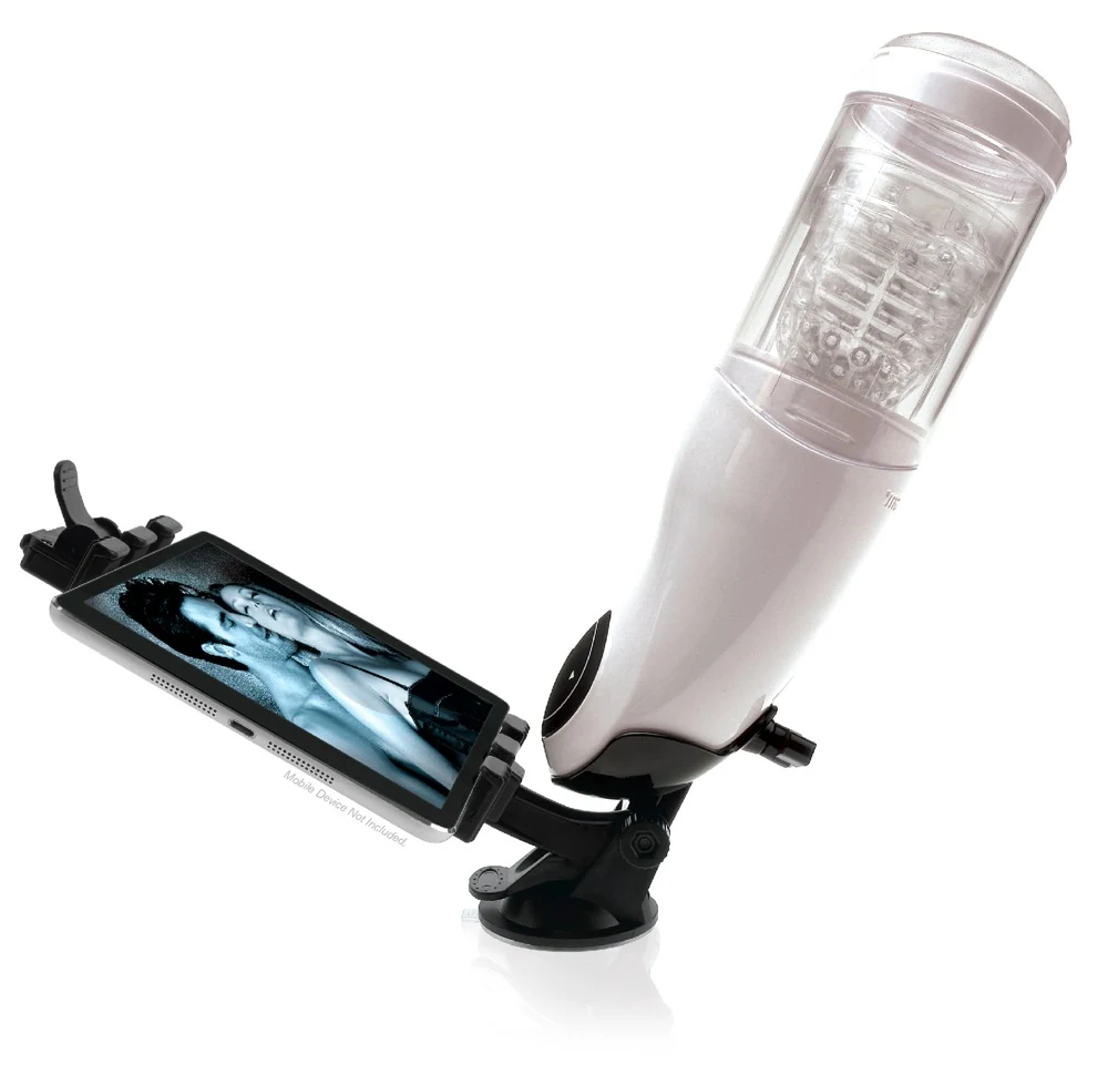 Automatische masturbator met tablethouder