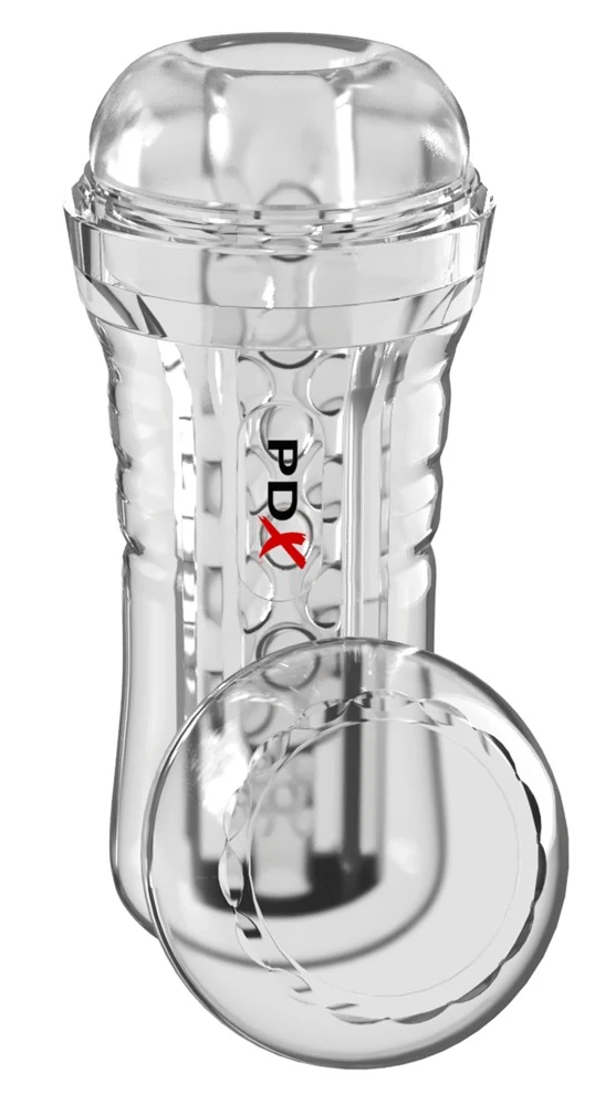 PDX Elite ViewTube Plus See-Thru EZ-Grip Stroker