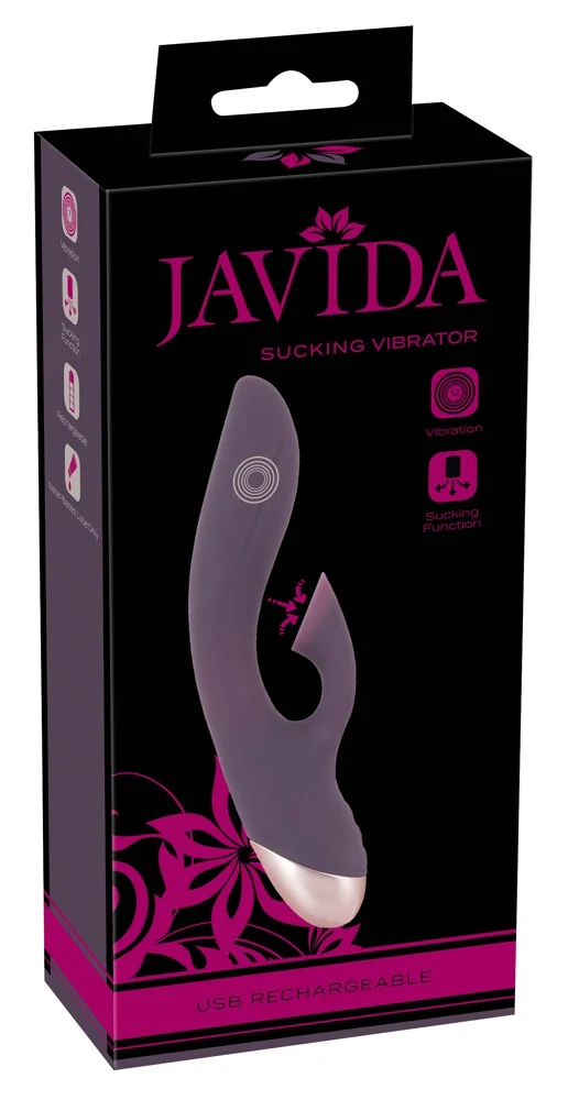 Clitoriszuiger met G-spot vibrator oplaadbaar