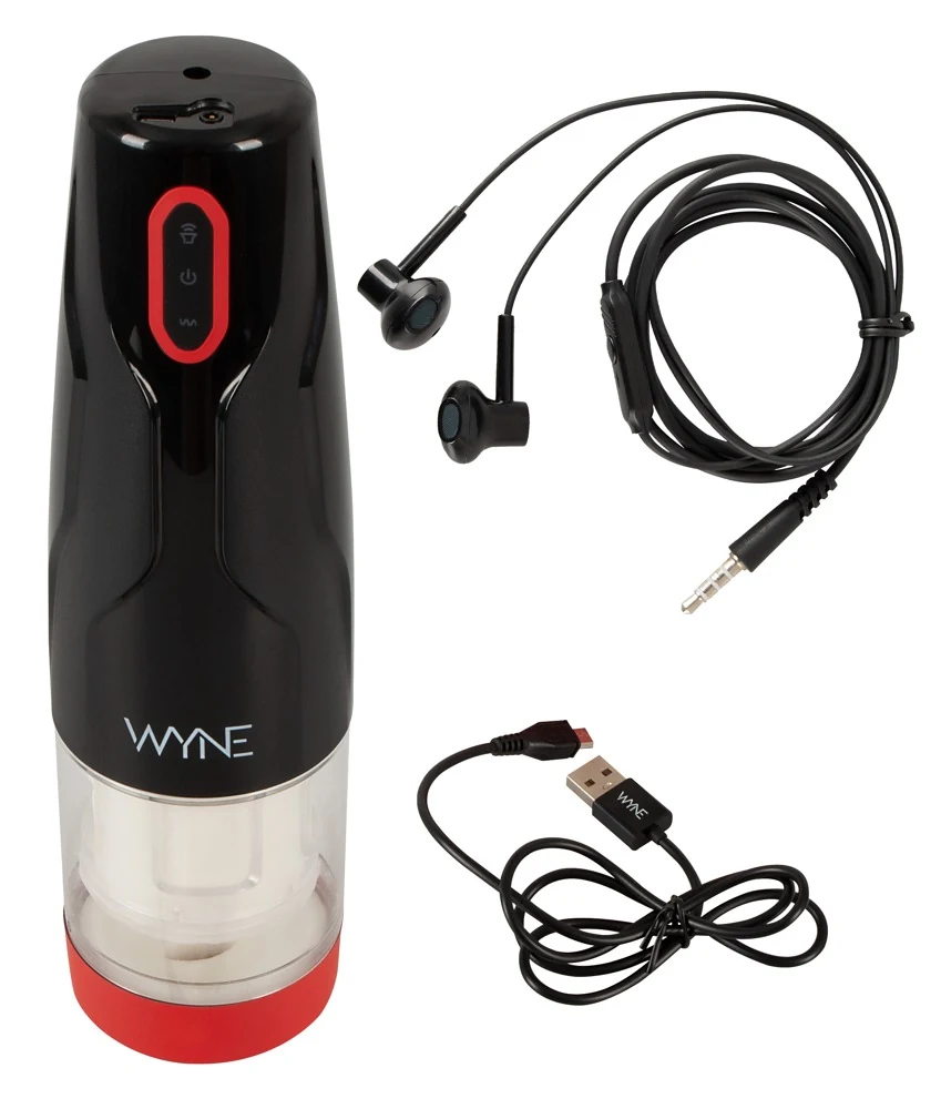 WYNE 05 roterende masturbator met geluid
