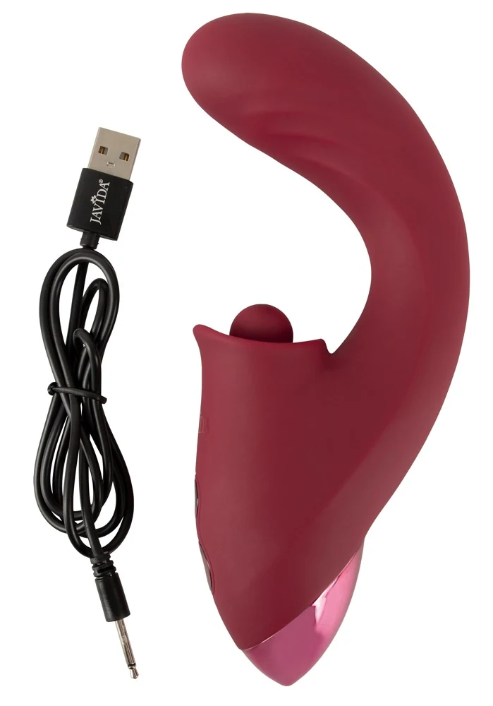Javida 3-functie vibrator met stoot- en tikfunctie