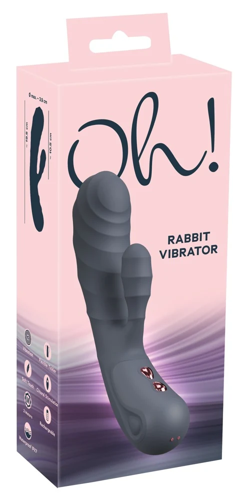 Oh! rabbit vibrator oplaadbaar waterproof