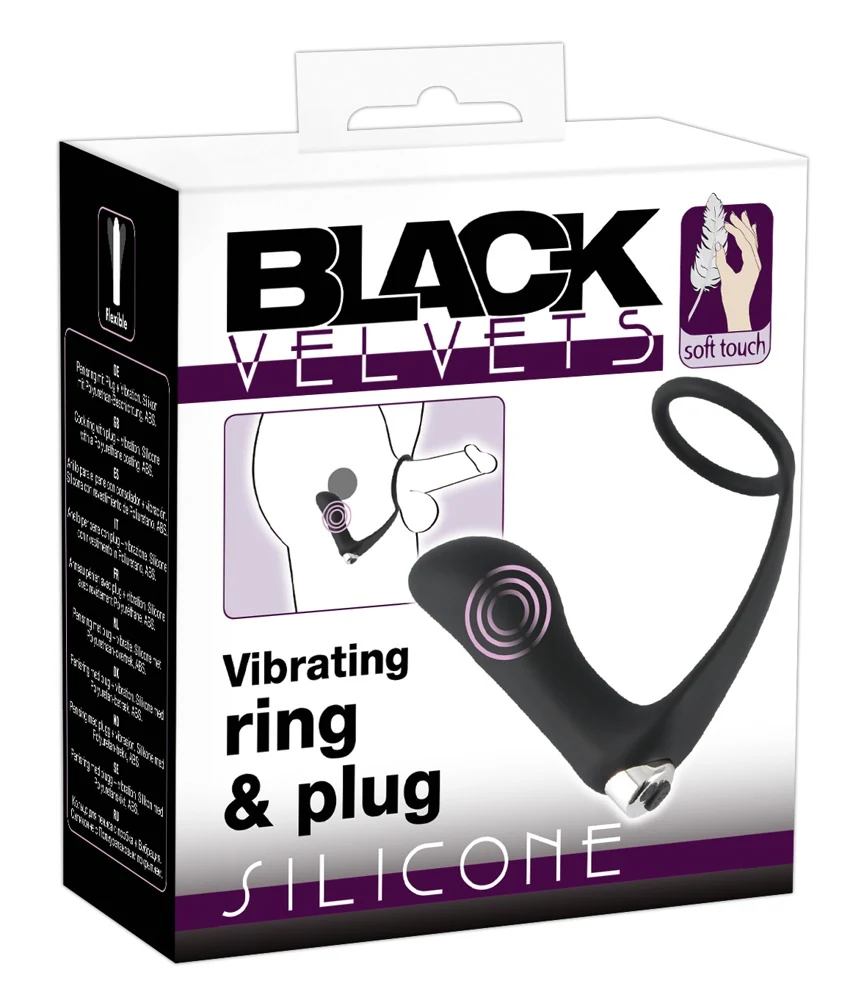 Vibroplug met penisring en perineumbrug