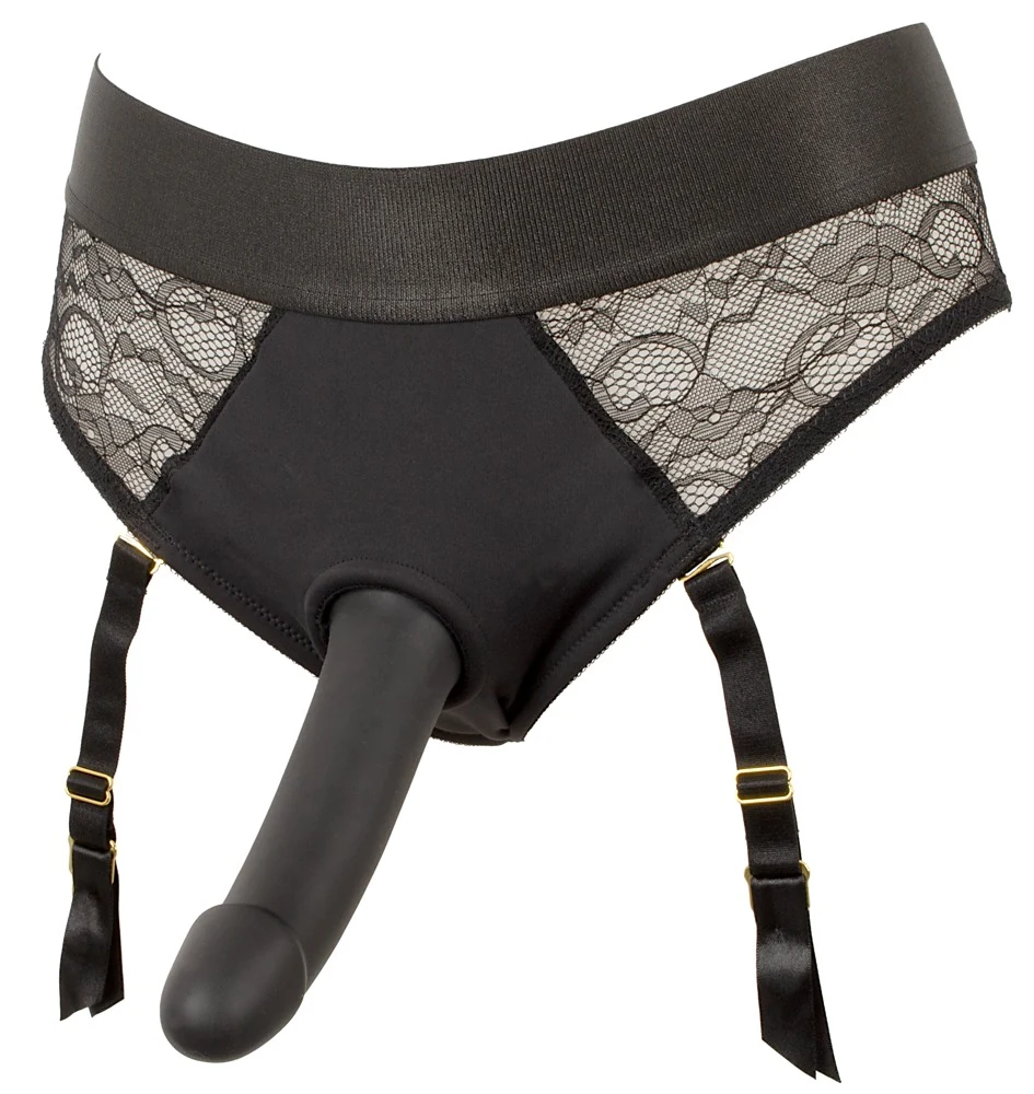 Strap-on slip met siliconen dildo