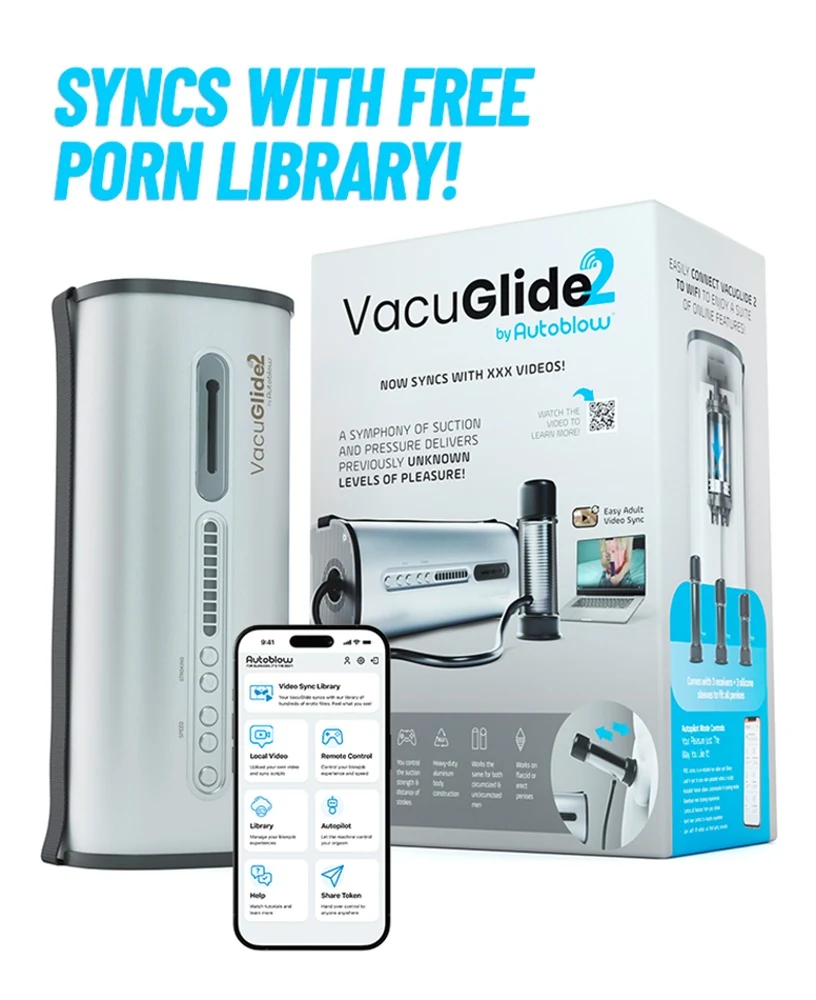 Autoblow VacuGlide 2 automatische masturbator met app