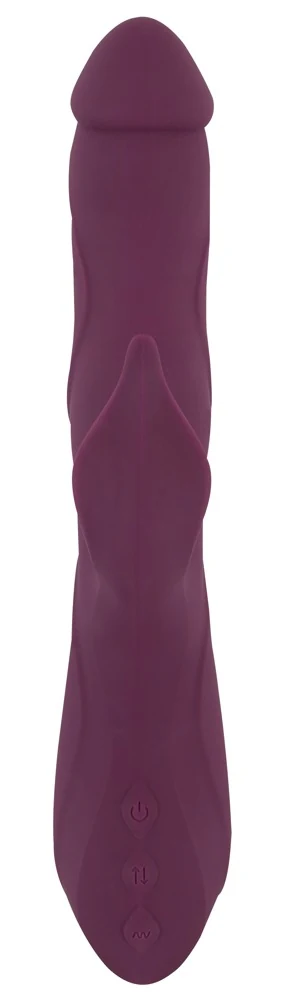 Javida rabbit vibrator met stoten en massagekralen