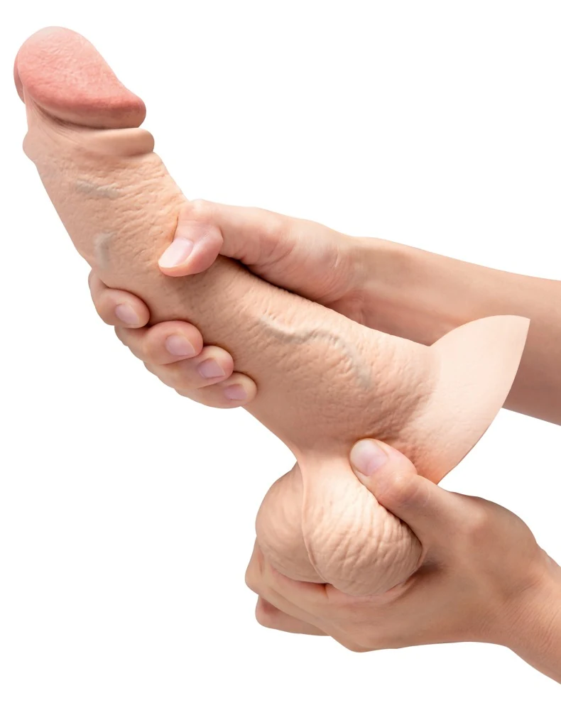 b-vibe curvy dildo met zuigvoet 22,3 cm