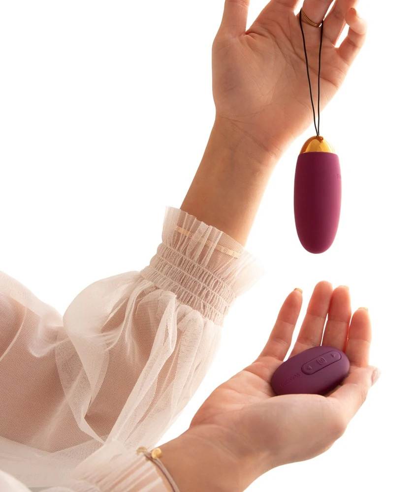Oplaadbaar waterdicht vibro-ei met afstandsbediening
