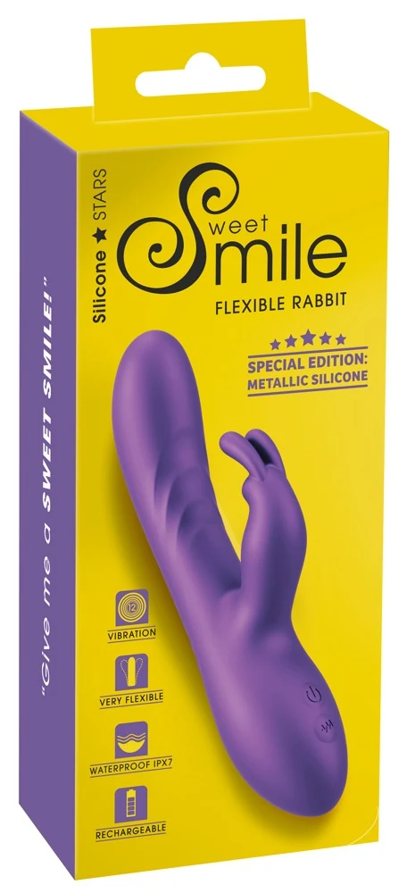 Flexible Rabbit Vibrator Metallic