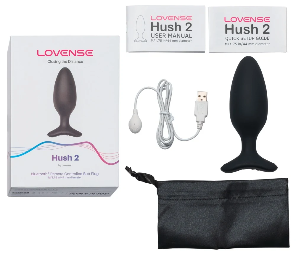 Lovense Hush 2 Bluetooth buttplug XS