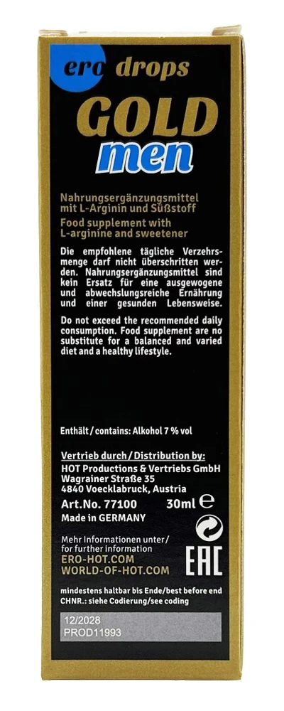 Voedingssupplement voor mannen 30 cc