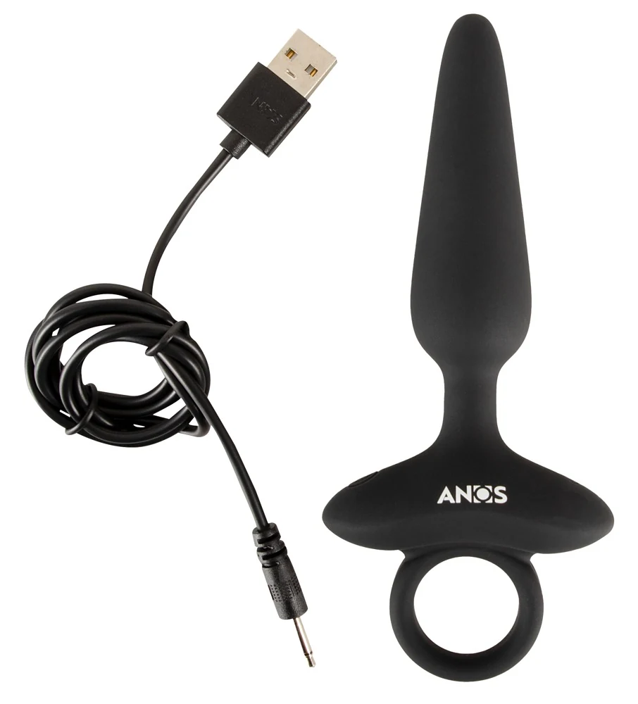 ANOS Flexible Butt Plug met Vibraties
