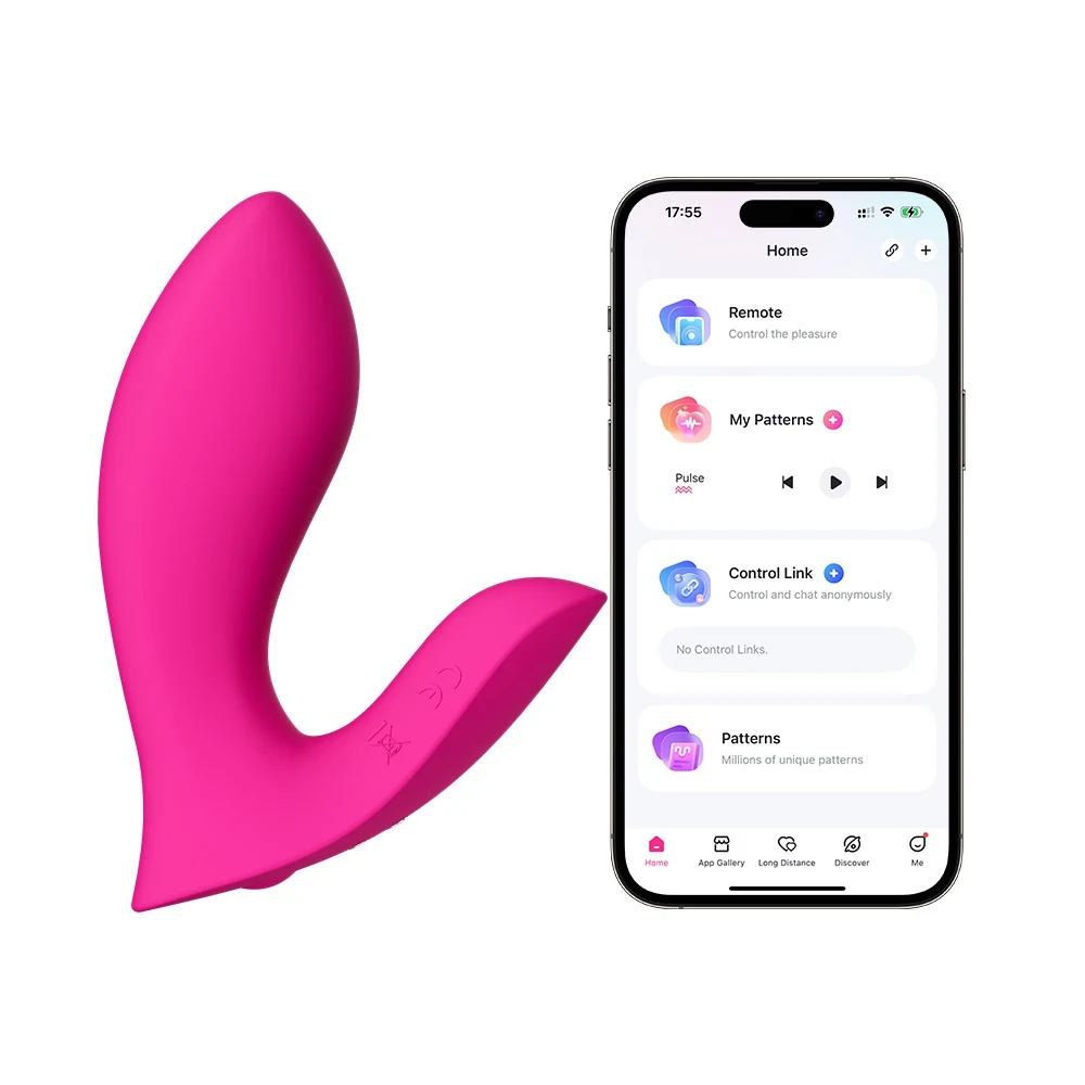 Lovense Flexer app-gestuurde dual vibrator