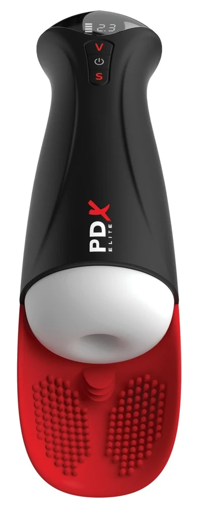 PDX Elite Fap-O-Matic Pro XL masturbator met testikelstimulator