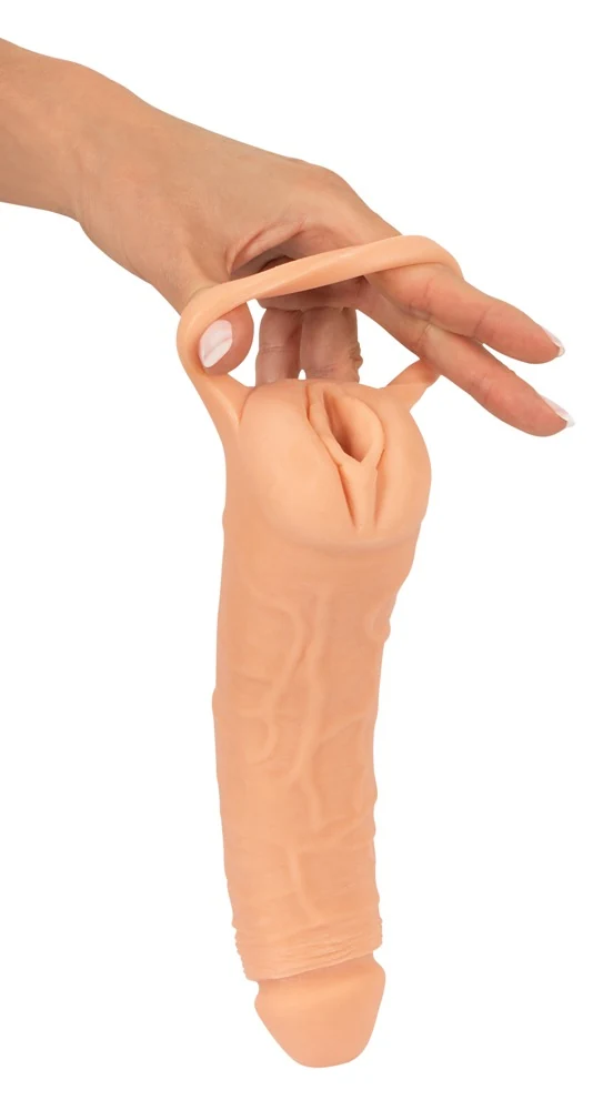 Nature Skin 2-in-1 Extension + Masturbator Large