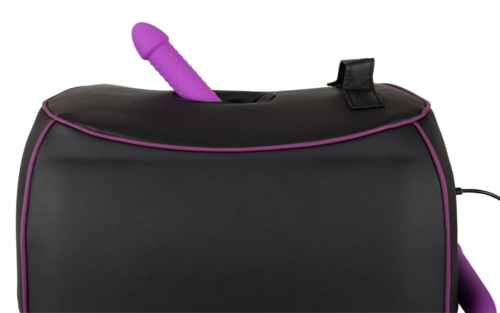 Zwarte seksmachine met G- en P-zone stimulatie