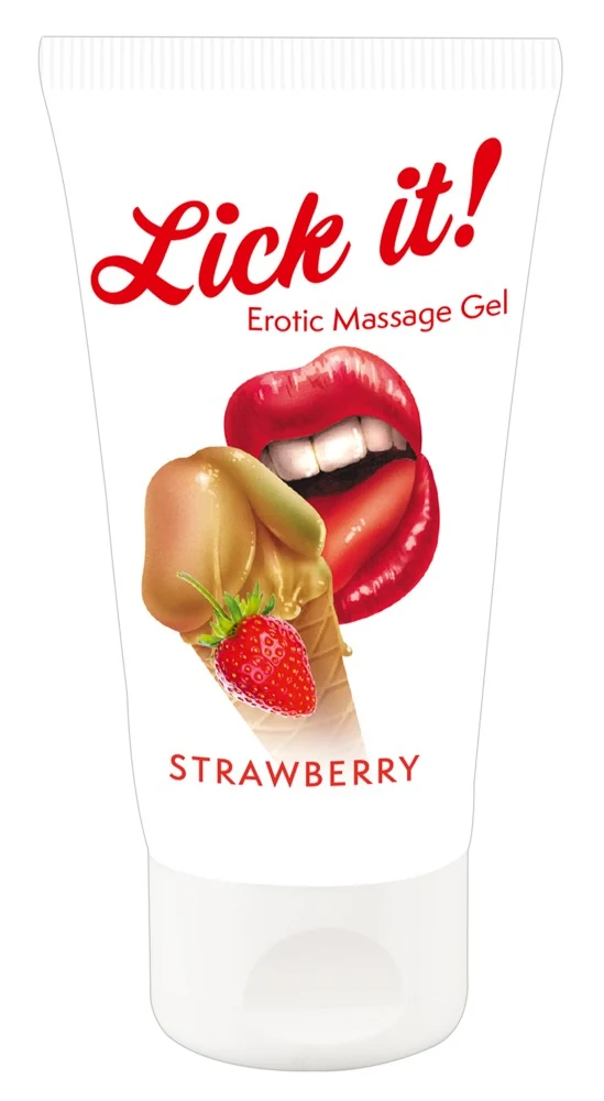 Lick it! vegan gel op waterbasis aardbei 50 ml