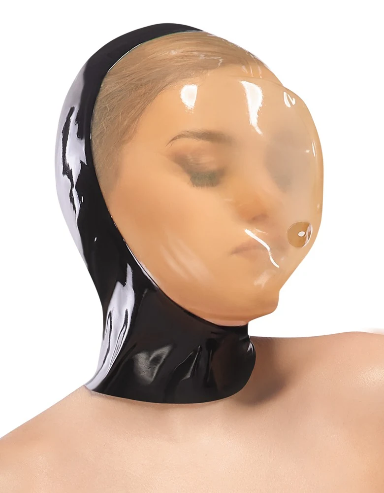 Latex vacuümmasker met rits