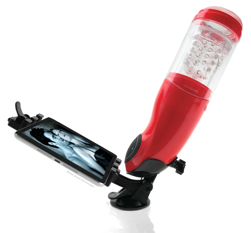 Automatische masturbator met tablet houder