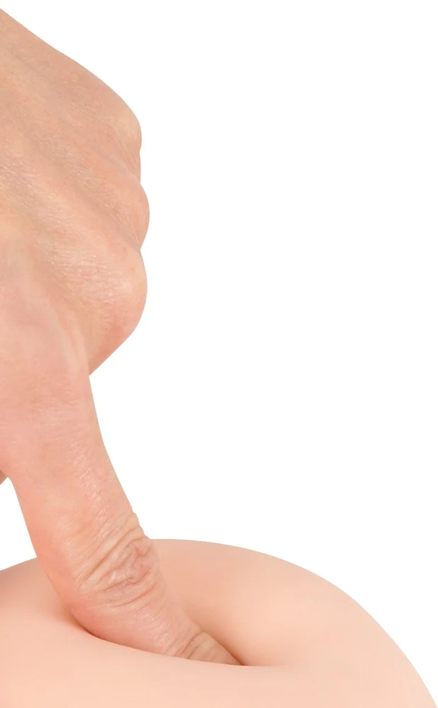 Flexibele dildo met zuigvoet 24 cm