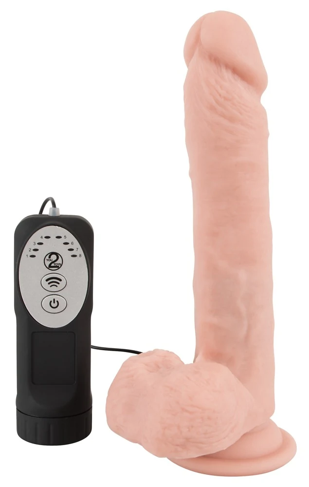 Natuurlijke vibrator met roterende en trillende stimulatie