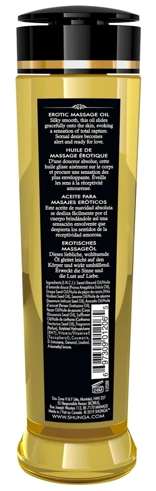 Shunga Sensation erotische massageolie lavendel 240 ml
