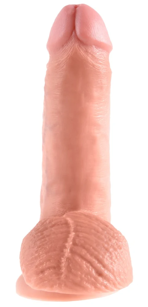 Realistische dildo met zuigvoet 17,8 cm