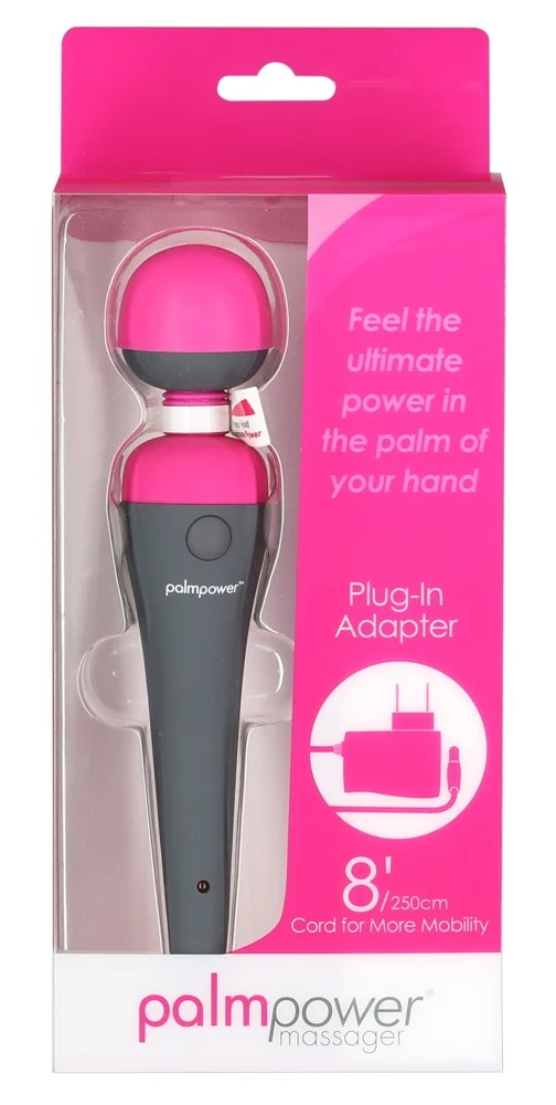 Palmpower massager met flexibele siliconen kop