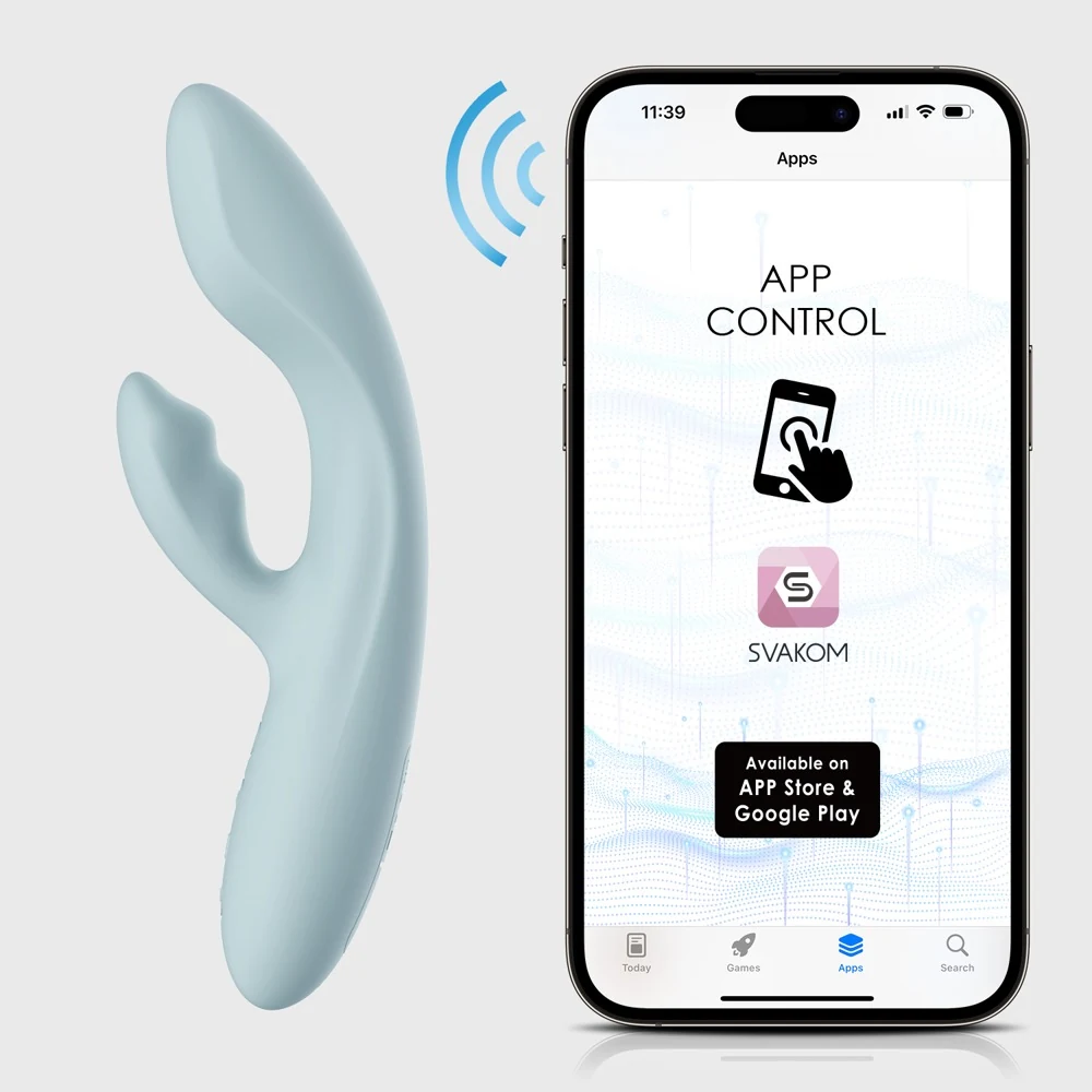 SVAKOM Chika rabbit vibrator met app en warmte