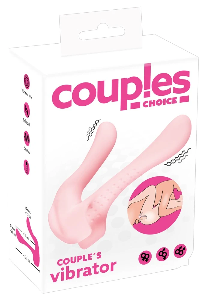 Dubbele koppelvibrator met 2 motoren