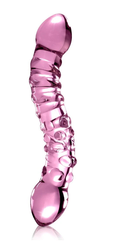 Handgemaakte glazen dildo 19,5 cm