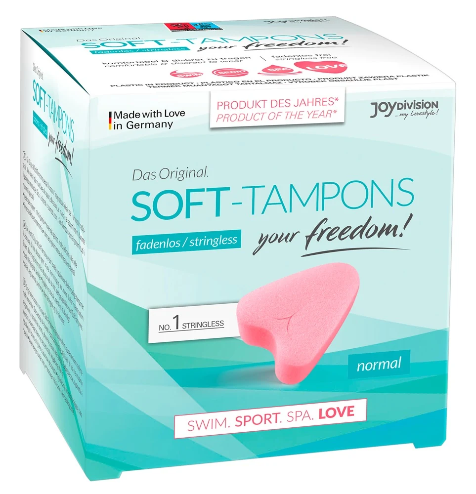 Joydivision zachte tampons zonder touwtje