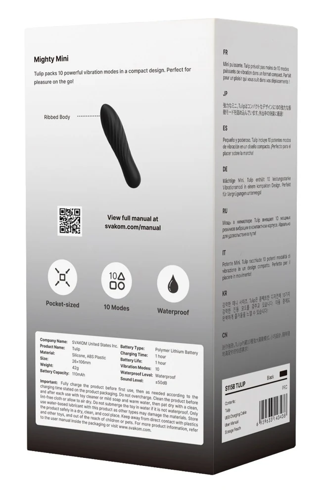 SVAKOM Tulip bullet vibrator