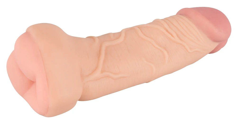 Penisvergroting sleeve en masturbator 21 cm