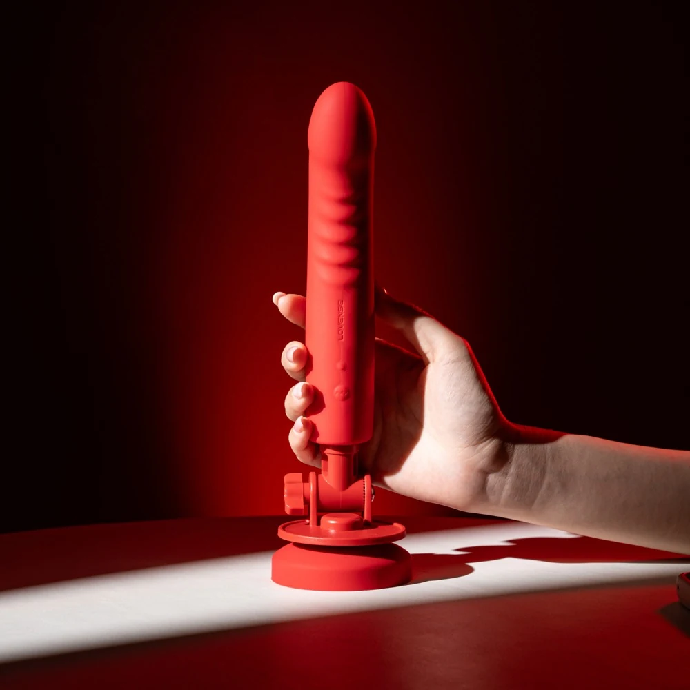 Lovense Mission 2 app-gestuurde dildo vibrator
